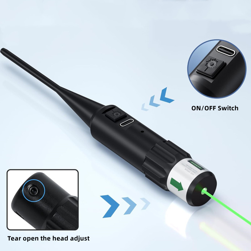 Laser Boresighter Kit - 赤色レーザーボアサイターキット 64 アダプター .177 .22 ～