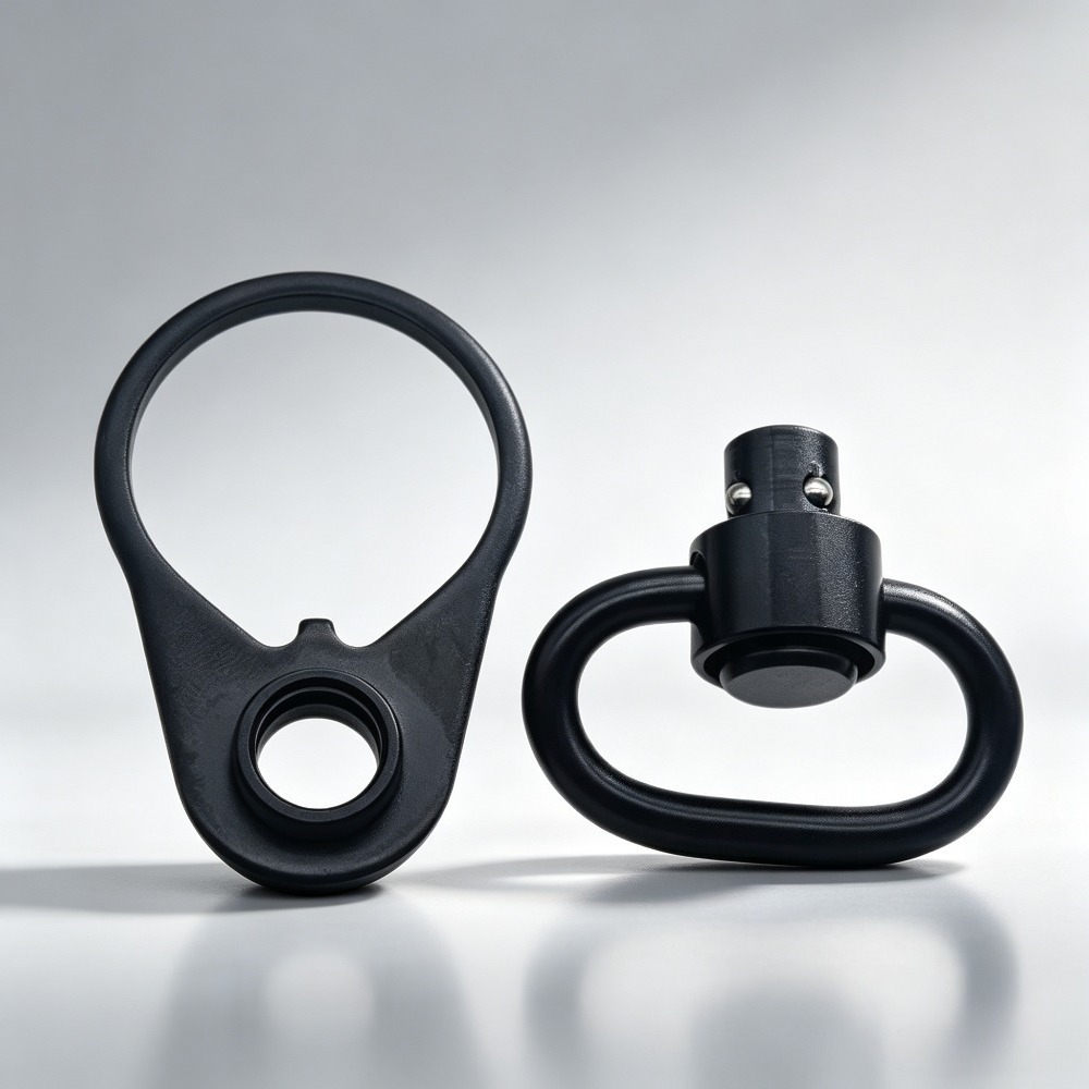 Rifle Sling Swivel - 戦術用QDクイックデタッチスリングスイベル、ライフルガン用スリングスイベルマウントアダプター、狩猟・射撃用