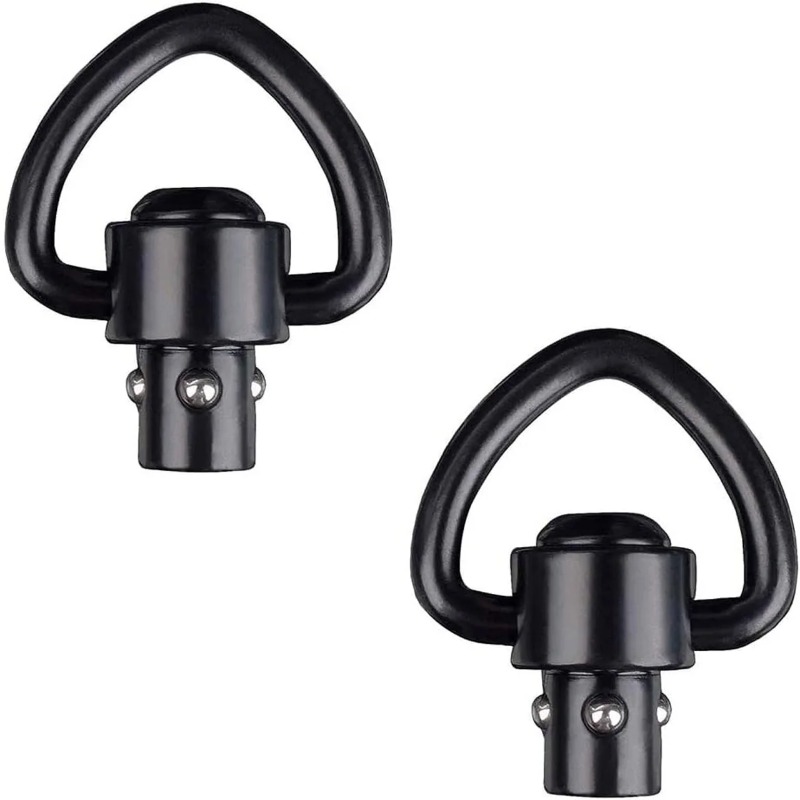 Rifle Sling Swivel - Qdリリーススリングスイベルマウントリング、ライフルプッシュボタン、ハンティングアクセサリー、1個、2個