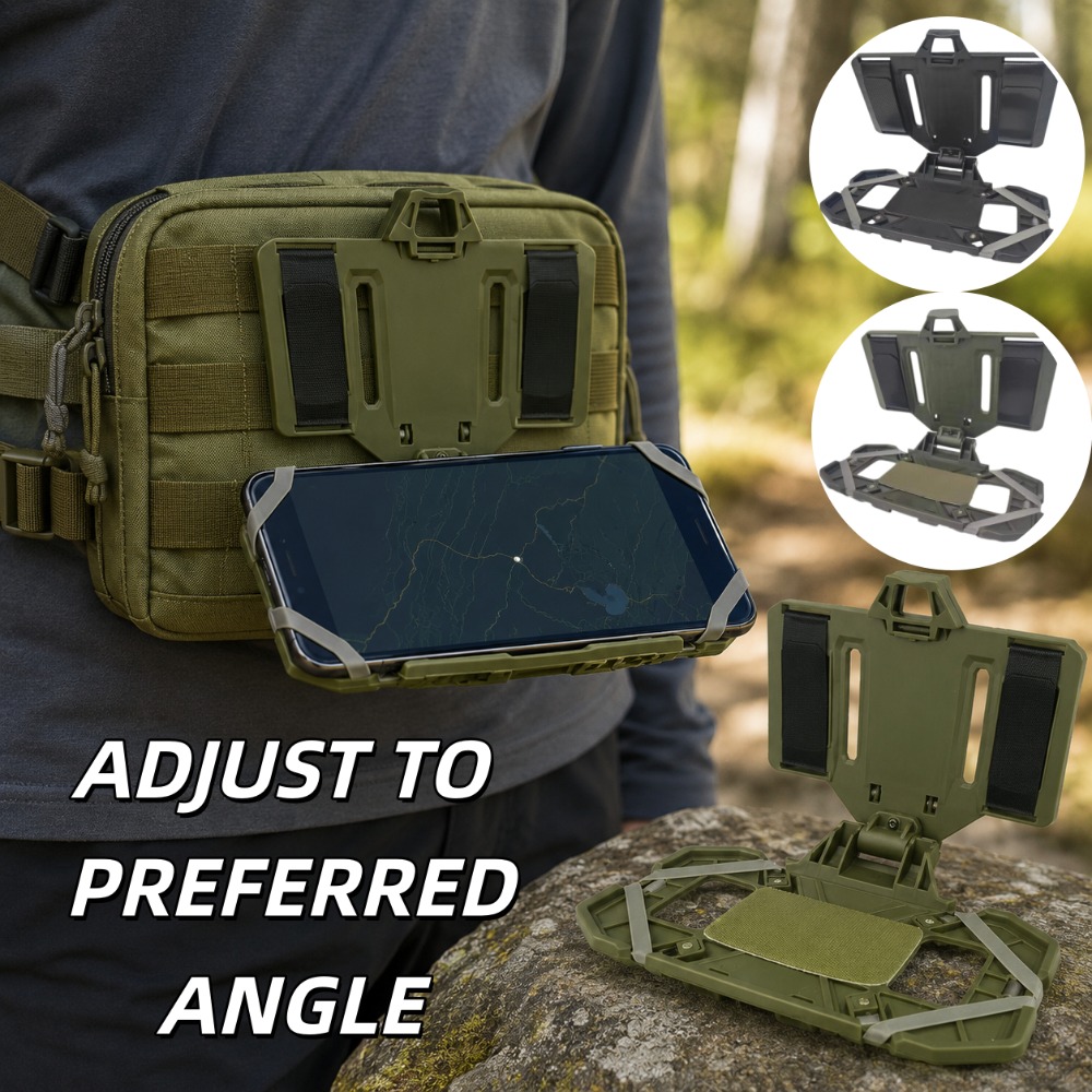 戦術用MOLLEベスト用フォンホルダー、折りたたみ式チェスト - Hunting Outdoor Game のレビューと価格