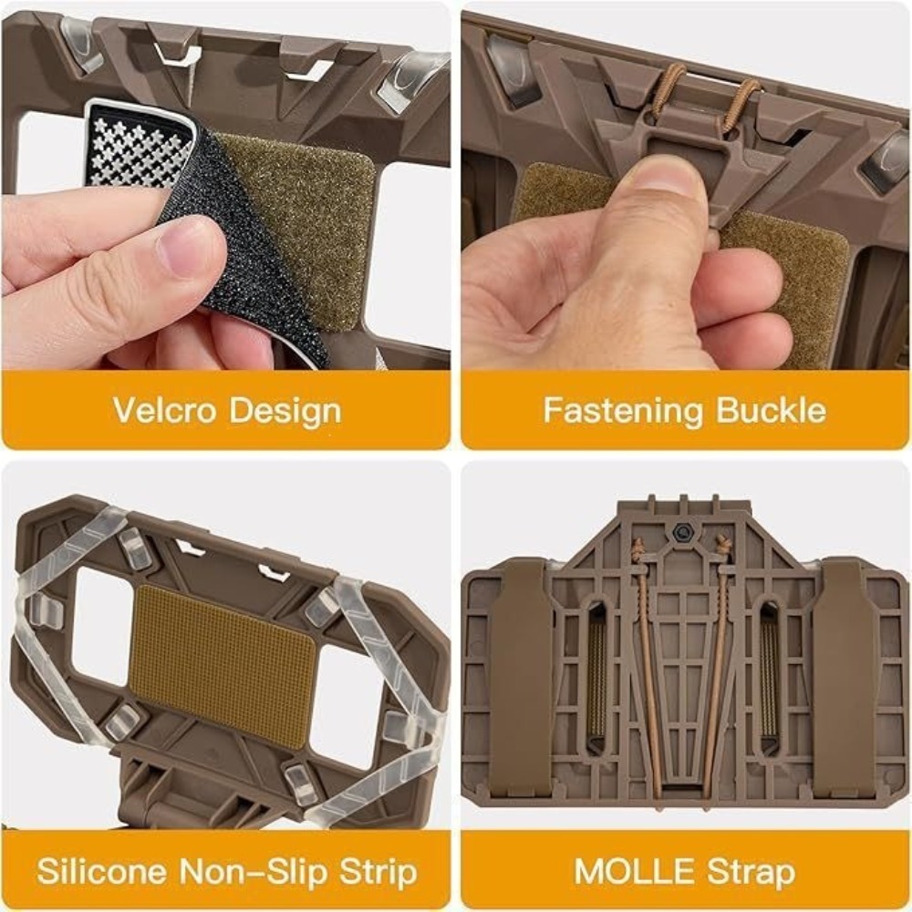 戦術用MOLLEベスト用フォンホルダー、折りたたみ式チェスト - Hunting Outdoor Game のレビューと価格