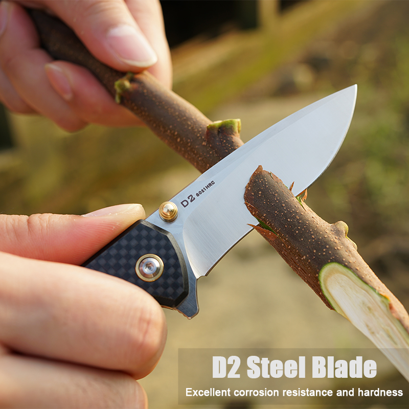 FORESAIL D2 鋼シャープ折りたたみナイフアウトドア - Hunting Camp Outdoor Kitchen のレビューと価格