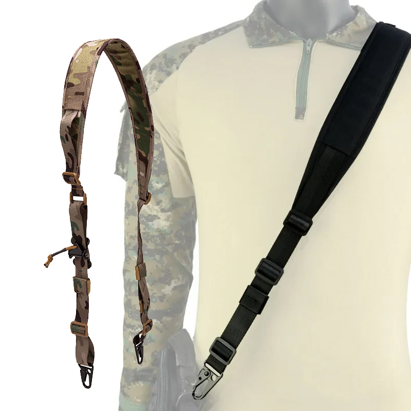 狩猟ライフル戦術スリング取り外し可能な 2 点パッド入り戦闘 - Rifle Sling Swivel のレビューと価格