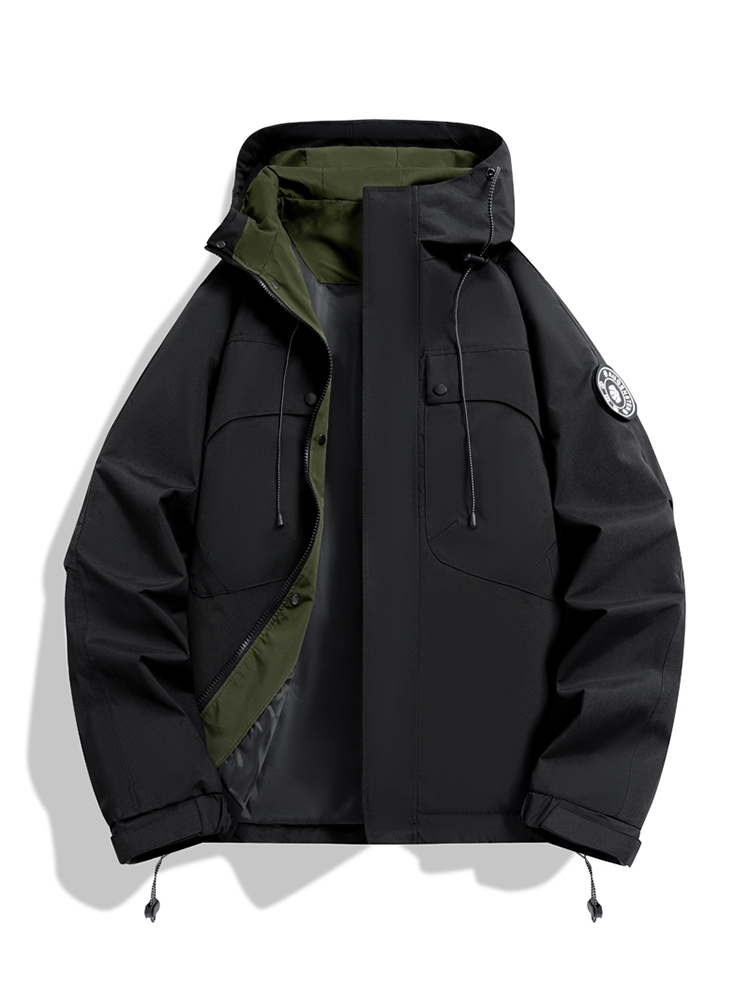 秋の防水ハイキングジャケット男性フード付き狩猟ランニングトレ - Hunting And Outdoor Shop のレビューと価格
