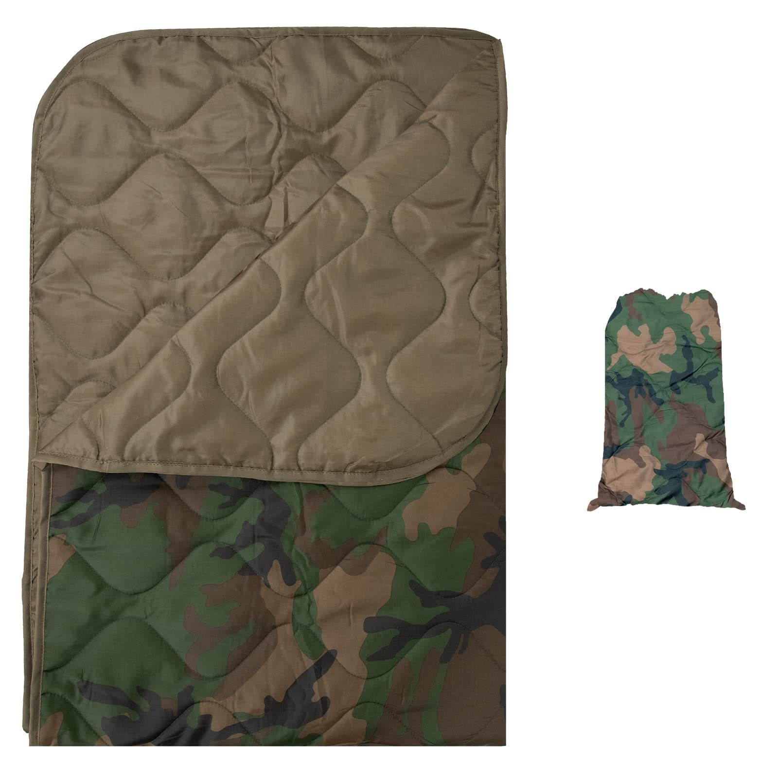 Camo Woobie軍用超軽量キャンプ布団旅行アウトドア迷 - Outdoor Hunting Blanket のレビューと価格