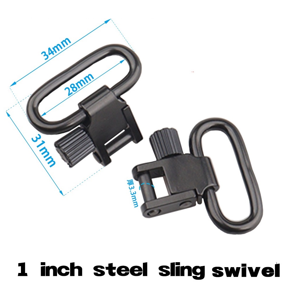 2 個 QD スリングスイベルストラップバックルキット戦術的 - Rifle Sling Swivel のレビューと価格