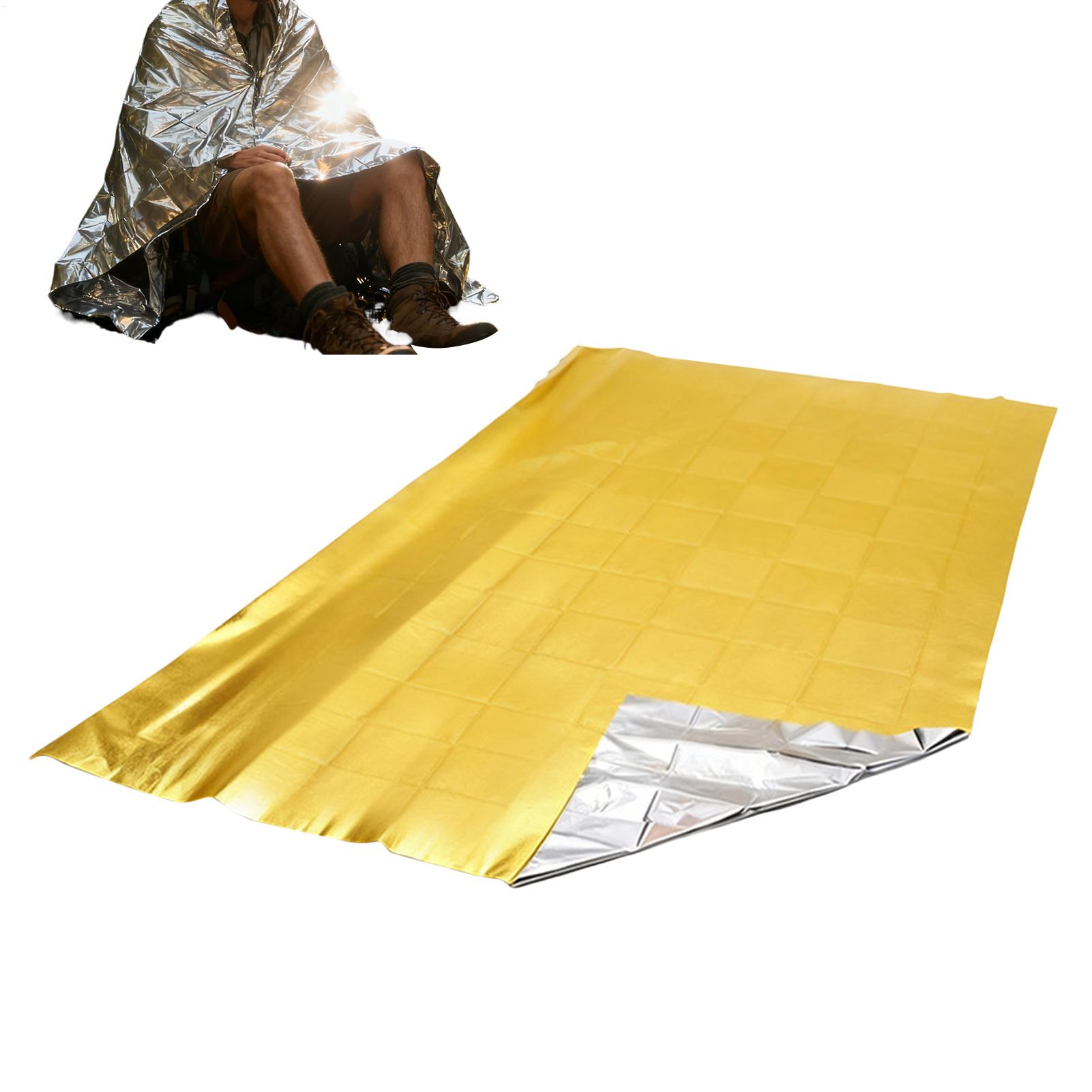 サバイバルブランケット 反射性フォイル 防水タープ 130x - Outdoor Hunting Blanket のレビューと価格