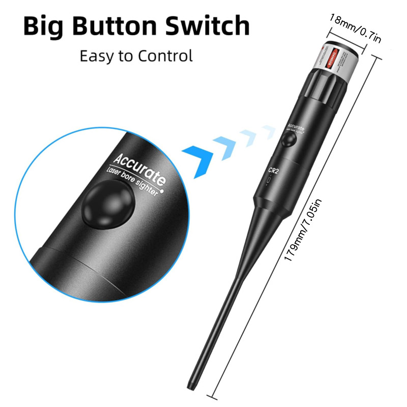 ユニバーサルレーザーボアサイトキット .177 .22～.6 - Laser Boresighter Kit のレビューと価格