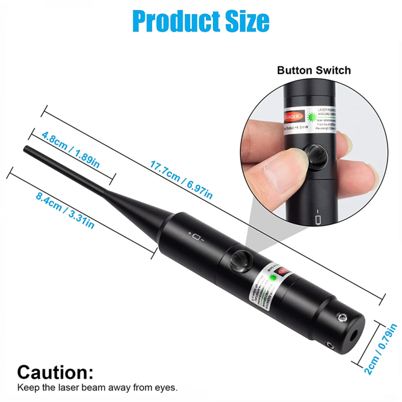 レーザーボアサイトコリメーターキット .177 .22口径～ - Laser Boresighter Kit のレビューと価格