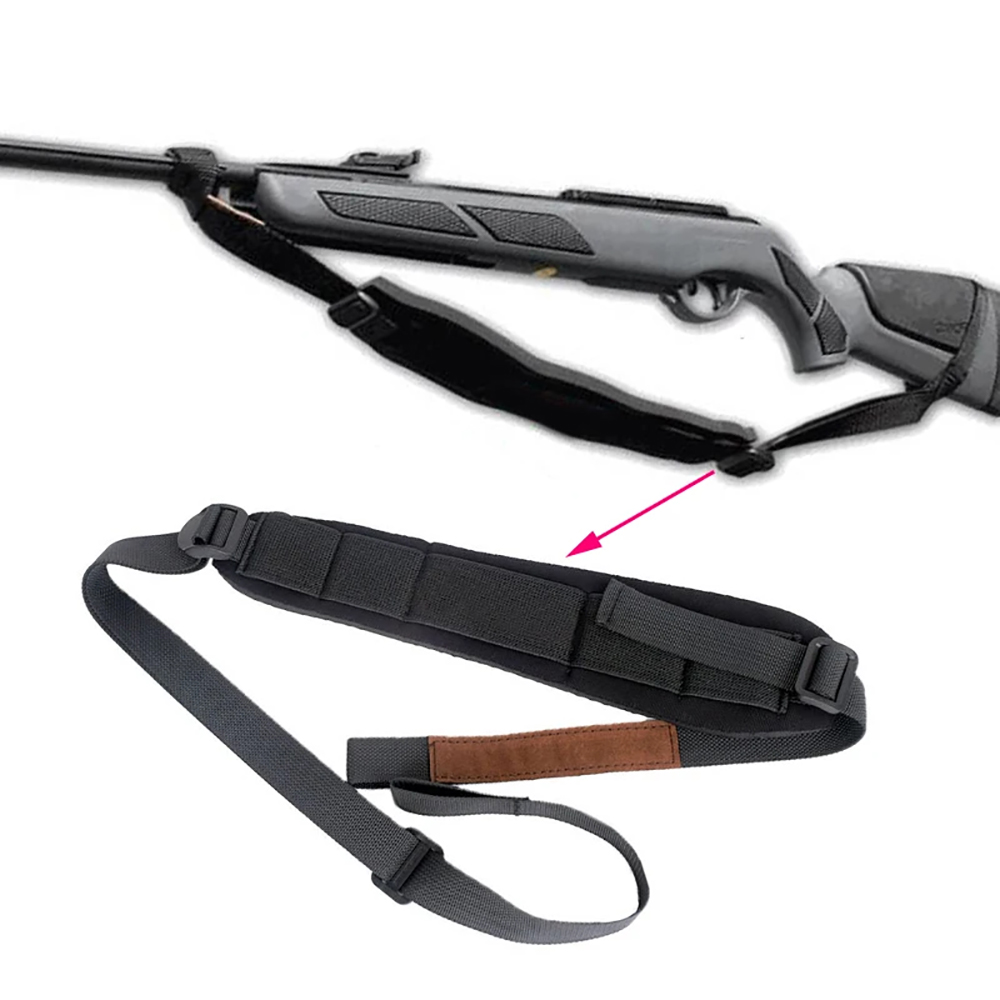 バディナイロンエアライフルスリング、スイベル付き伸縮式ガンス - Rifle Sling Swivel のレビューと価格