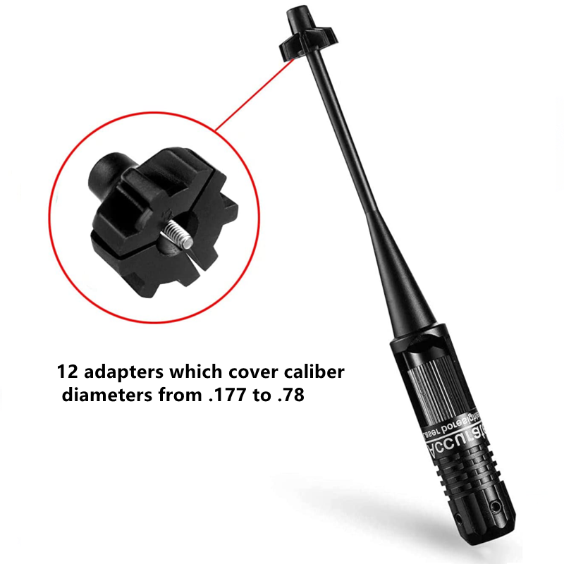 レーザーボアサイガーキット 12アダプター .177 .22 - Laser Boresighter Kit のレビューと価格