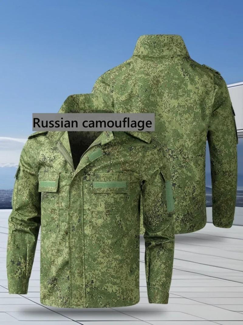 ロシア迷彩戦術服戦闘服男性用フィールドトレーニング服屋外狩猟 - Hunting & Outdoor Supplies Vanderbijlpark Photos のレビューと価格