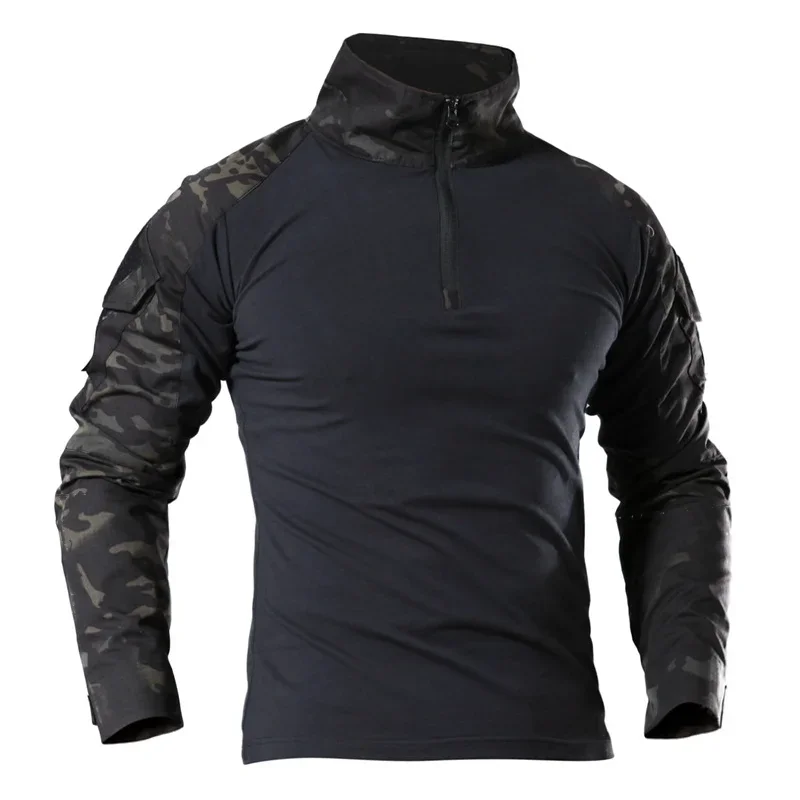 屋外の戦術的なシャツ男性のシャツ Softair 戦闘戦術的 - Outdoor Hunting T Shirts のレビューと価格