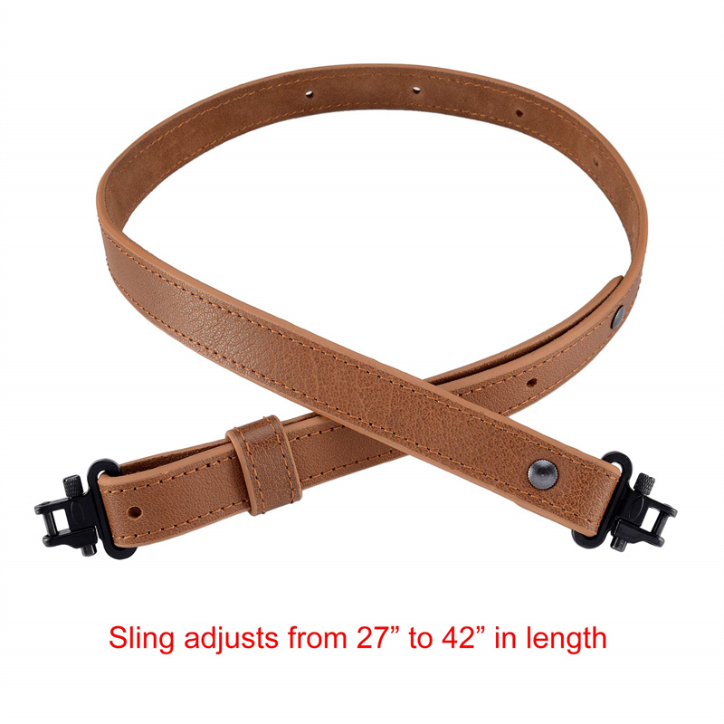 Raiseekライフルガンスリングバッファロー牛革レザー、ミ - Rifle Sling Swivel のレビューと価格