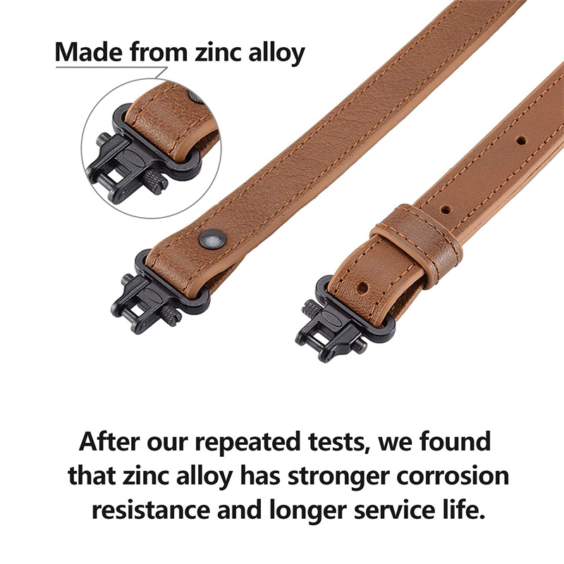 Raiseekライフルガンスリングバッファロー牛革レザー、ミ - Rifle Sling Swivel のレビューと価格