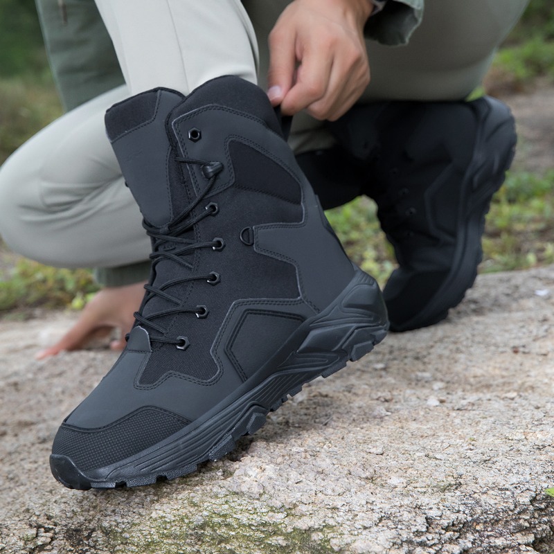 メンズタクティカルブーツ、レースアップ、ワイルドコンバットト - Wildman Hunting & Outdoor のレビューと価格