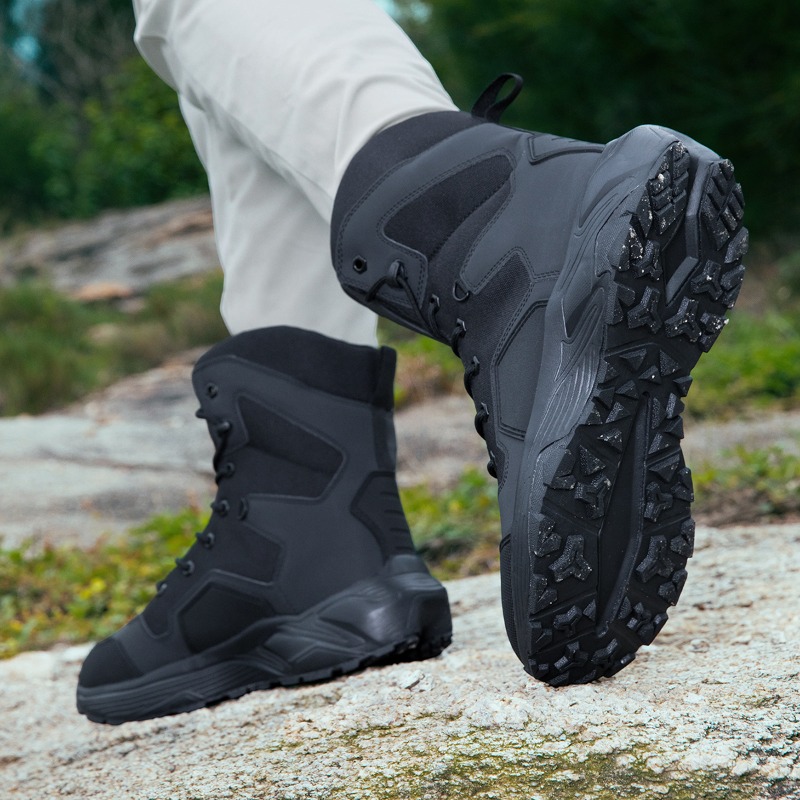 メンズタクティカルブーツ、レースアップ、ワイルドコンバットト - Wildman Hunting & Outdoor のレビューと価格