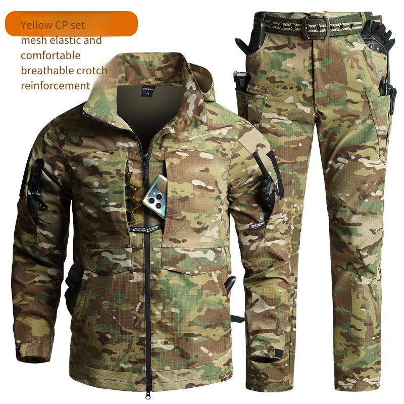 メンズ迷彩タクティカルギアセット フード付き通気性リップスト - Hunting & Outdoor Supplies Vanderbijlpark Photos のレビューと価格