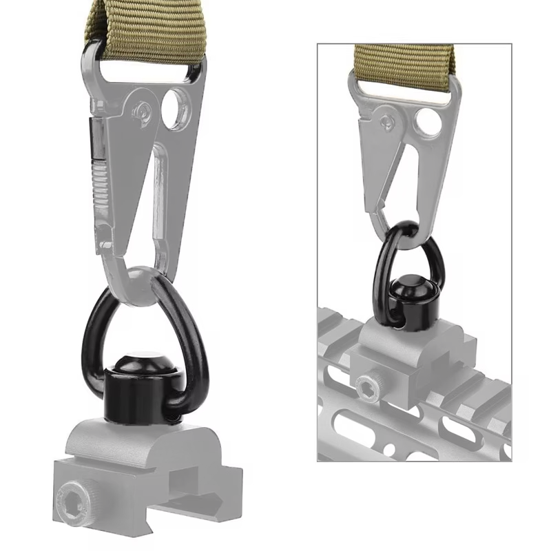 QD クイックリリースガンスリングスイベルバックルハート型ス - Rifle Sling Swivel のレビューと価格