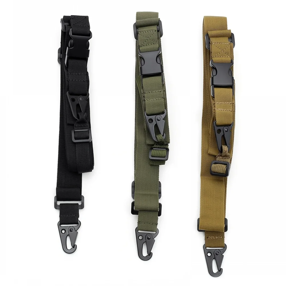 3 点ガンスリングバンジーストラップベルト調節可能な屋外狩猟 - Rifle Sling Swivel のレビューと価格
