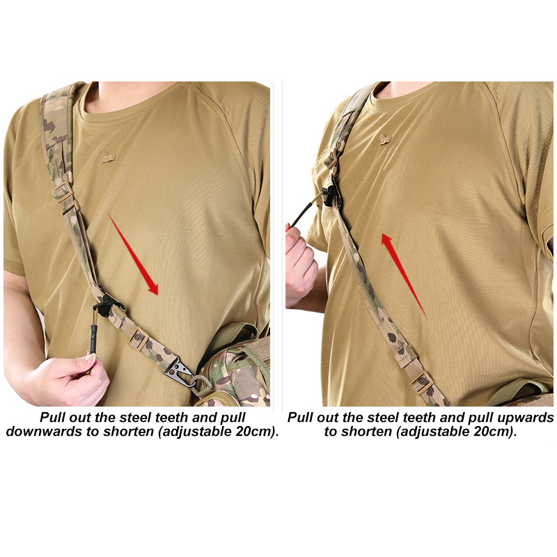 狩猟用ライフルタクティカルスリング取り外し可能な2ポイントパ - Rifle Sling Swivel のレビューと価格